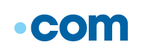com domain logo